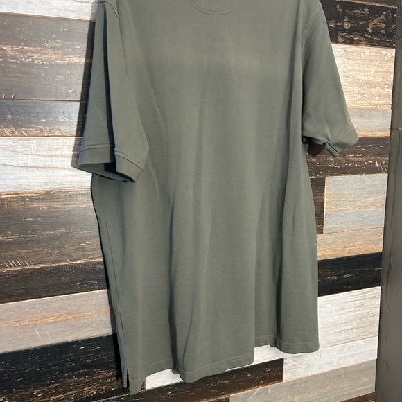 IZOD Men's Cotton Olive Green Polo Short Sleeves Top Size XL - Picture 5 of 5